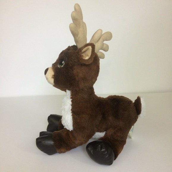 Build A Bear Dasher Santa's Christmas Reindeer Stuffed Animal 18" Leather Hooves - Picture 6 of 12